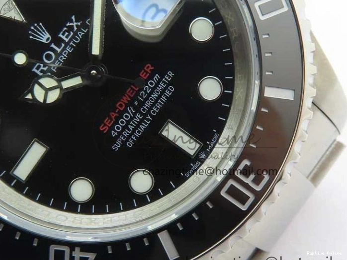 0128 Sea-Dweller 2017 Baselworld 126600 3EF 1:1 Best Edition Black Dial on SS Bracelet A3235 Clone SmoothTexture 2487